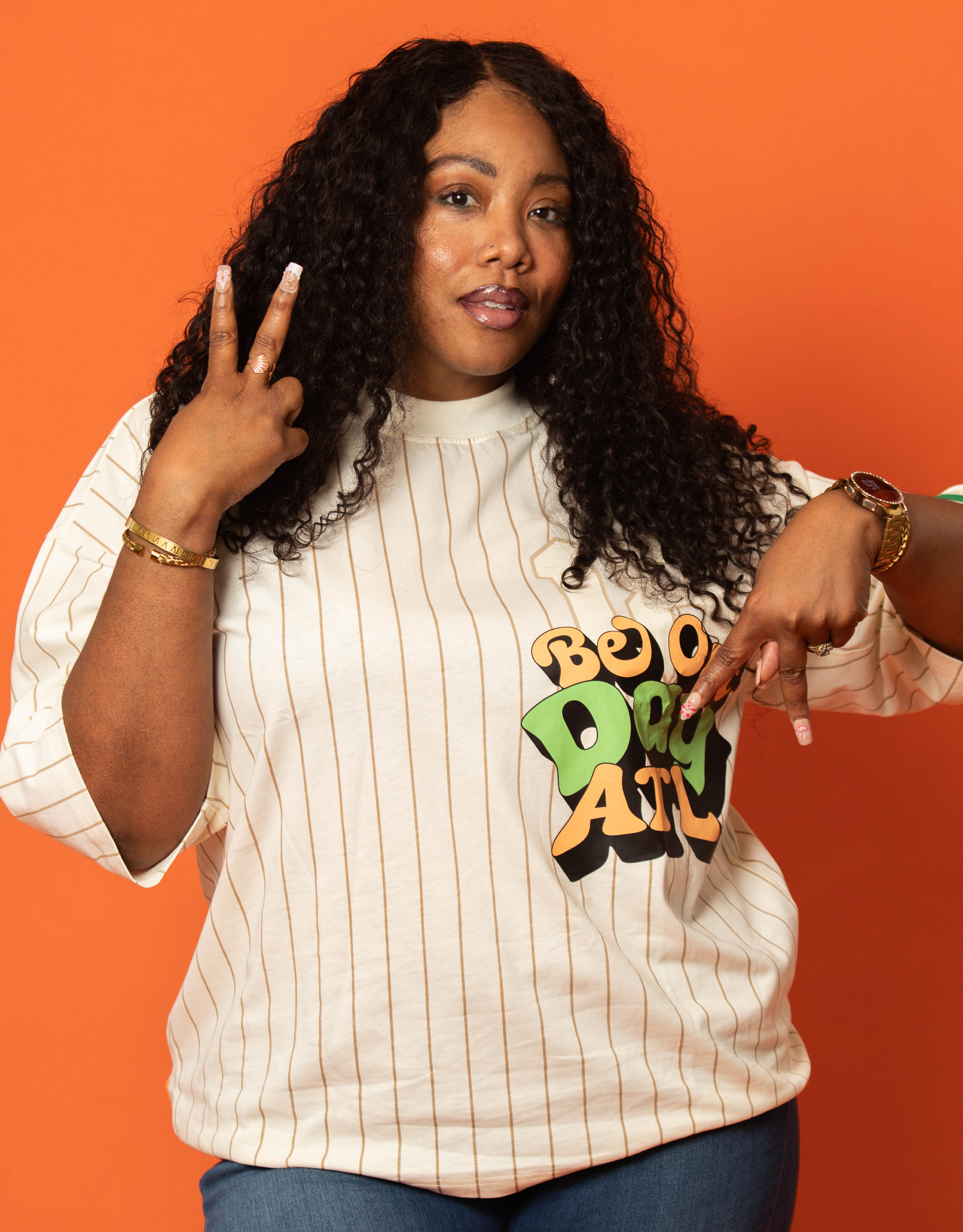 BOD 2026 - Oversized Light Pinstripe Tshirt Retail